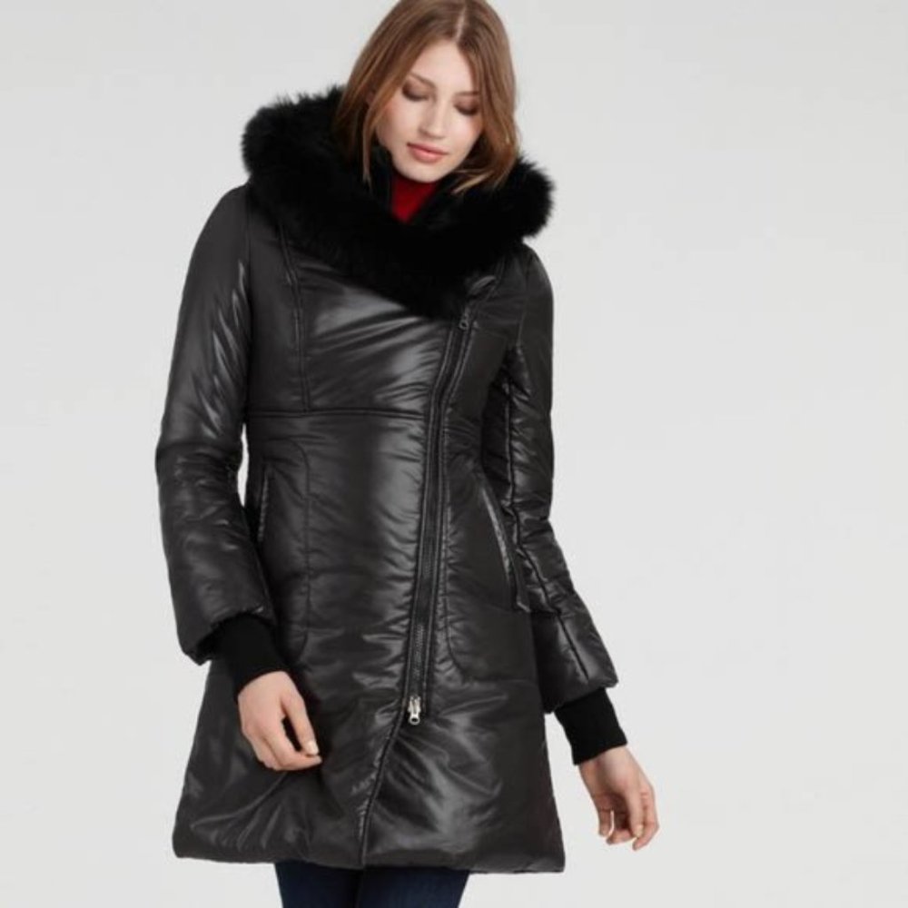 *SOLD* MACKAGE Liz Asymmetrical Down Coat - Picture 3 of 16